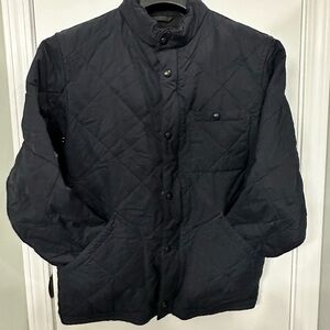 J. Crew Men's navy Quilted Jacket